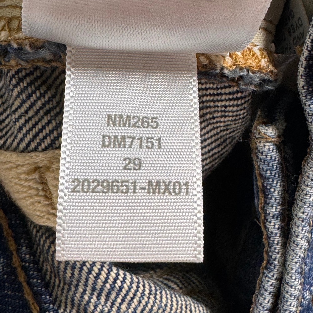 Madewell Women 29 Baggy Tapered Paneled Denim Jeans Blue Two Toned - Picture 4 of 12